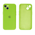 Capinha Celular iPhone 14 Silicone Aveludado com Proteção Câmera