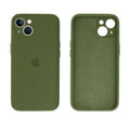 Capinha Celular iPhone 14 Silicone Aveludado com Proteção Câmera
