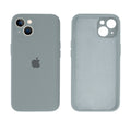 Capinha Celular iPhone 14 Silicone Aveludado com Proteção Câmera