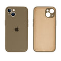 Capinha Celular iPhone 14 Silicone Aveludado com Proteção Câmera