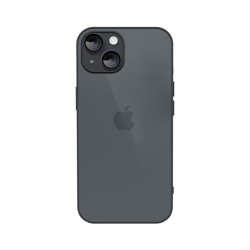 Capinha Celular Para iPhone 13 Silicone Vidro Fosco com Lentes de Safira