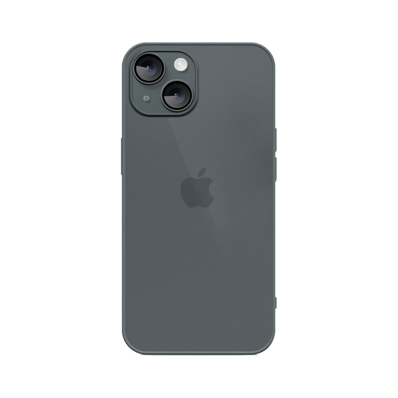 Capinha Celular Para iPhone 13 Silicone Vidro Fosco com Lentes de Safira