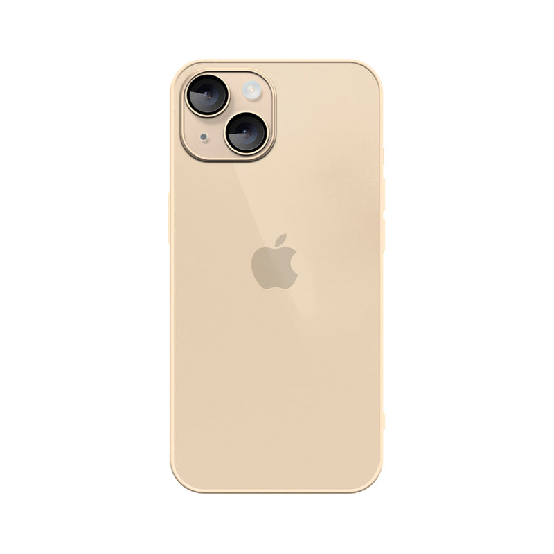 Capinha Celular Para iPhone 13 Silicone Vidro Fosco com Lentes de Safira