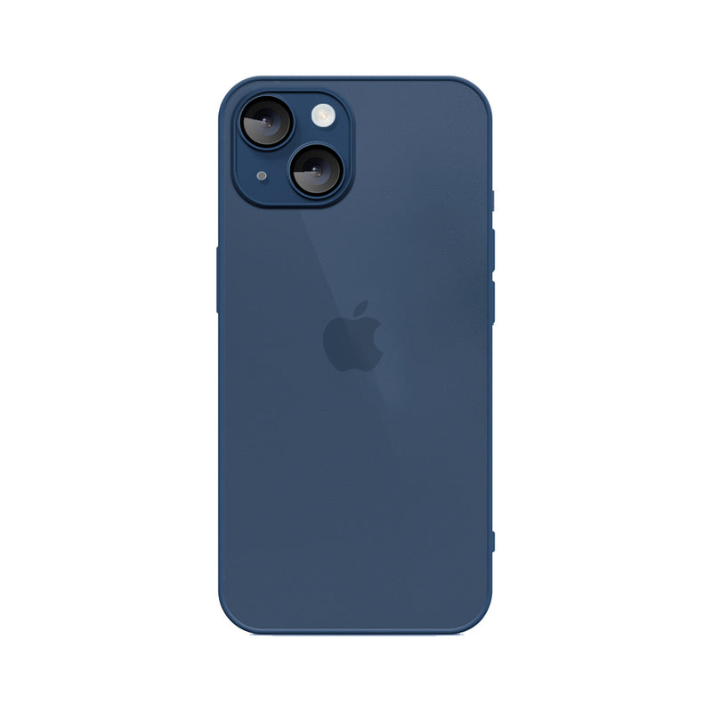 Capinha Celular Para iPhone 13 Silicone Vidro Fosco com Lentes de Safira