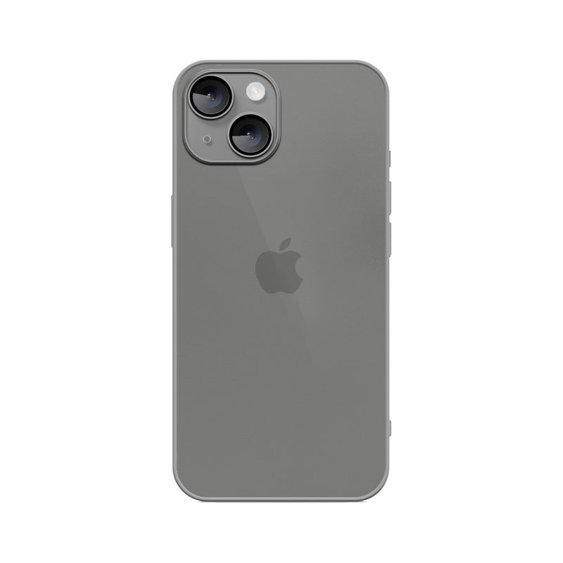 Capinha Celular Para iPhone 13 Silicone Vidro Fosco com Lentes de Safira