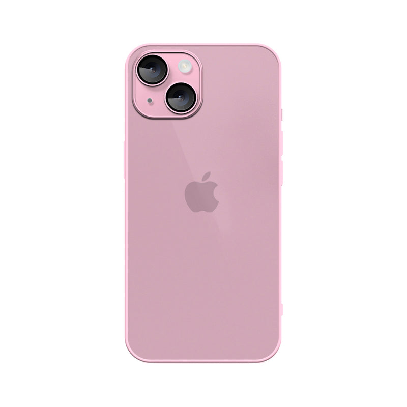 Capinha Celular Para iPhone 13 Silicone Vidro Fosco com Lentes de Safira