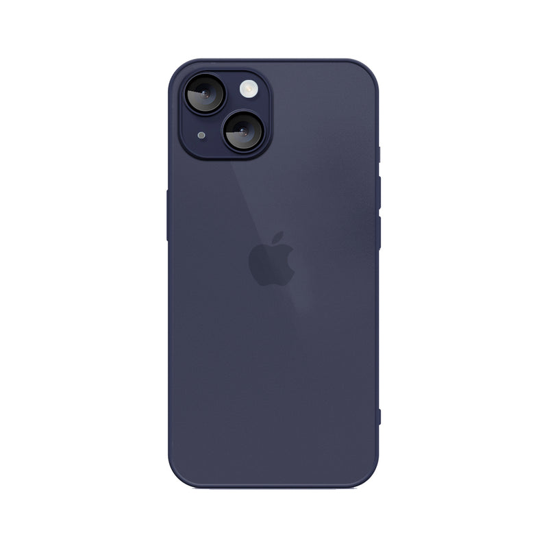 Capinha Celular Para iPhone 13 Silicone Vidro Fosco com Lentes de Safira