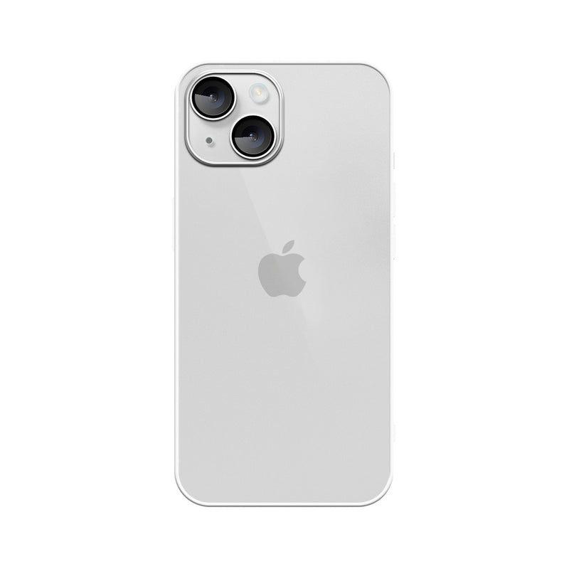 Capinha Celular Para iPhone 13 Silicone Vidro Fosco com Lentes de Safira