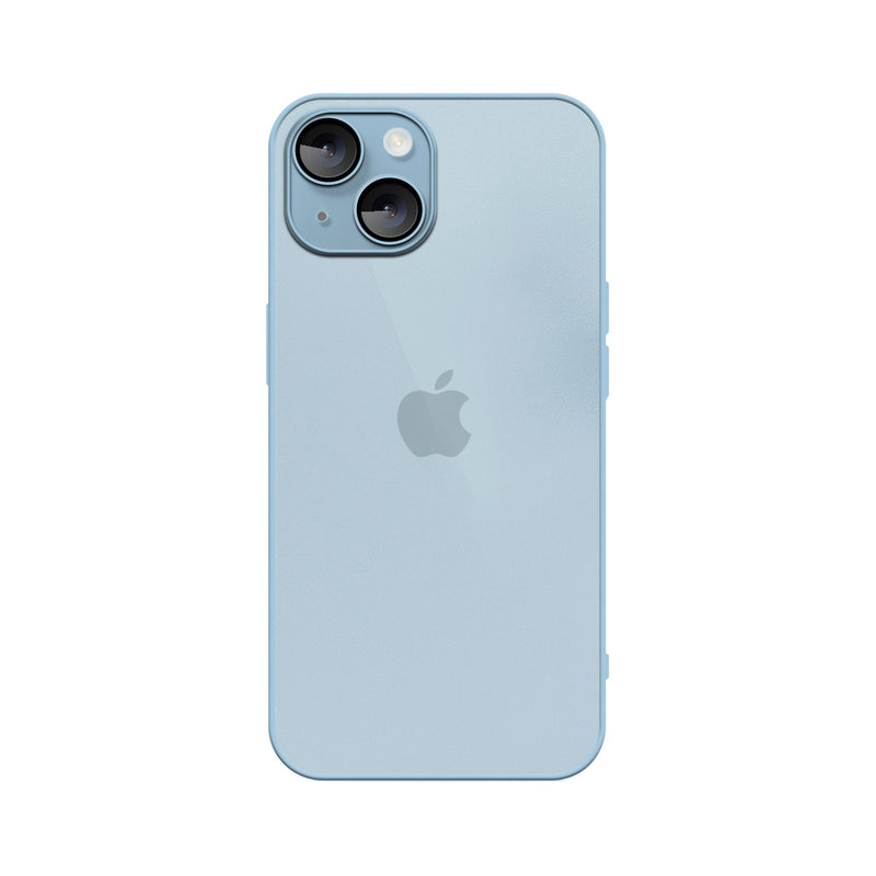 Capinha Celular Para iPhone 13 Silicone Vidro Fosco com Lentes de Safira