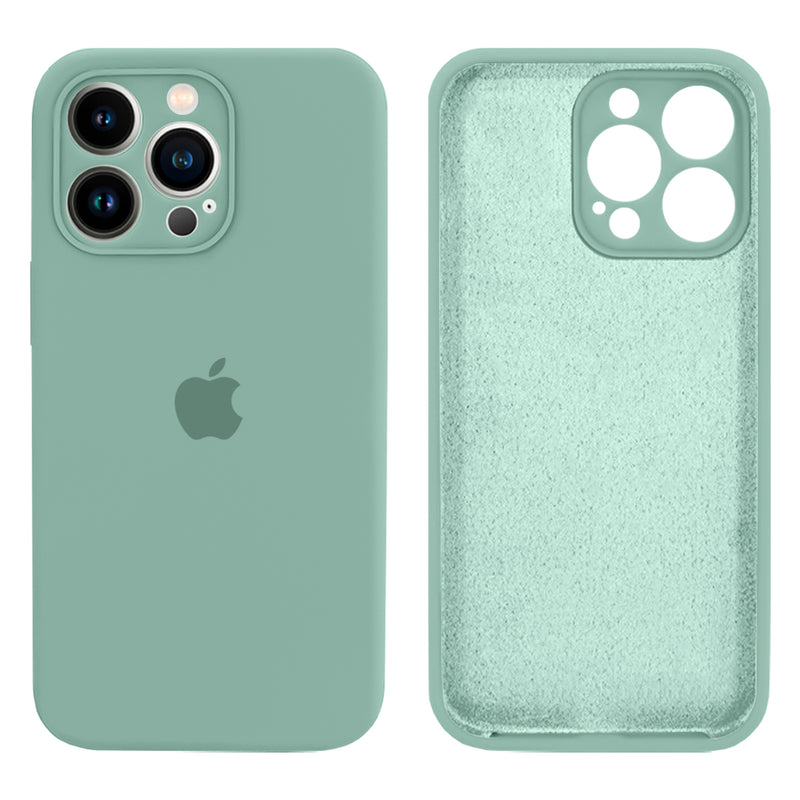 Capinha Celular iPhone 13 Pro Max Silicone Aveludado com Proteção Câmera