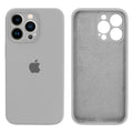 Capinha Celular iPhone 13 Pro Max Silicone Aveludado com Proteção Câmera