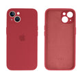 Capinha Celular iPhone 13 Silicone Aveludado com Proteção Câmera