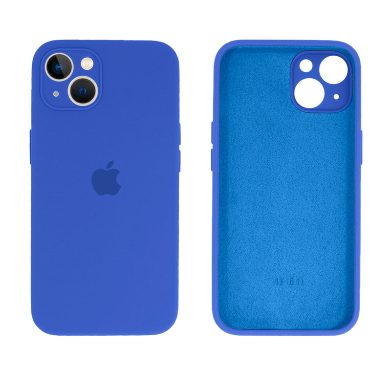 Capinha Celular iPhone 13 Silicone Aveludado com Proteção Câmera