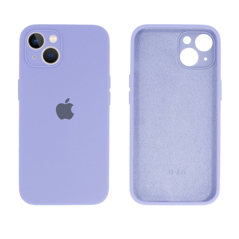 Capinha Celular iPhone 13 Silicone Aveludado com Proteção Câmera