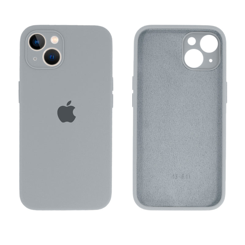 Capinha Celular iPhone 13 Silicone Aveludado com Proteção Câmera