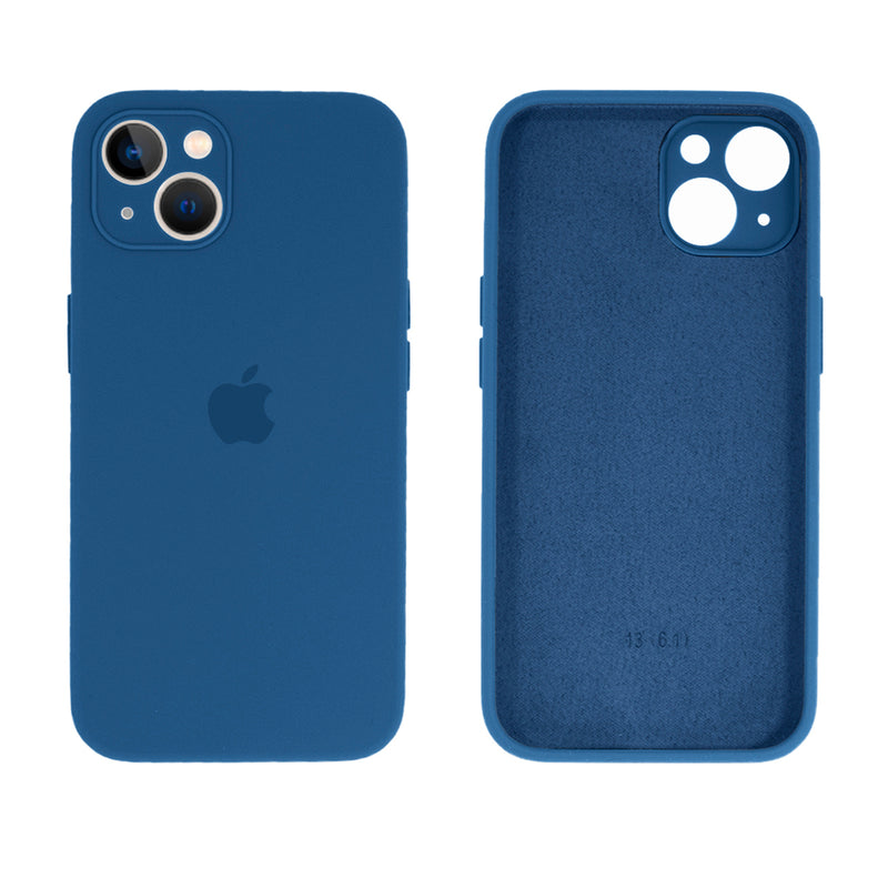 Capinha Celular iPhone 13 Silicone Aveludado com Proteção Câmera