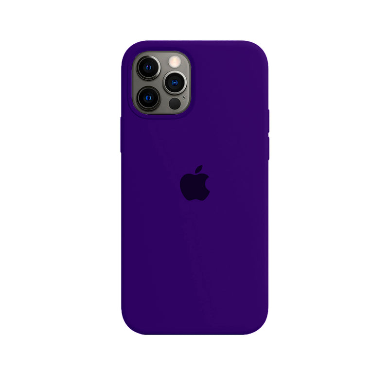 Capinha Celular iPhone 12 / 12 Pro Silicone Aveludado