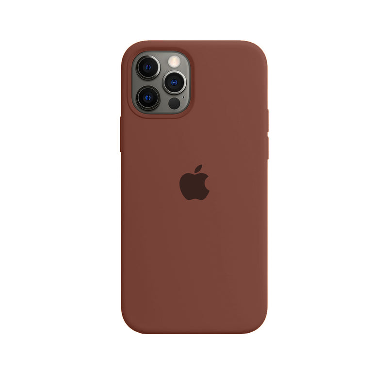 Capinha Celular iPhone 12 / 12 Pro Silicone Aveludado