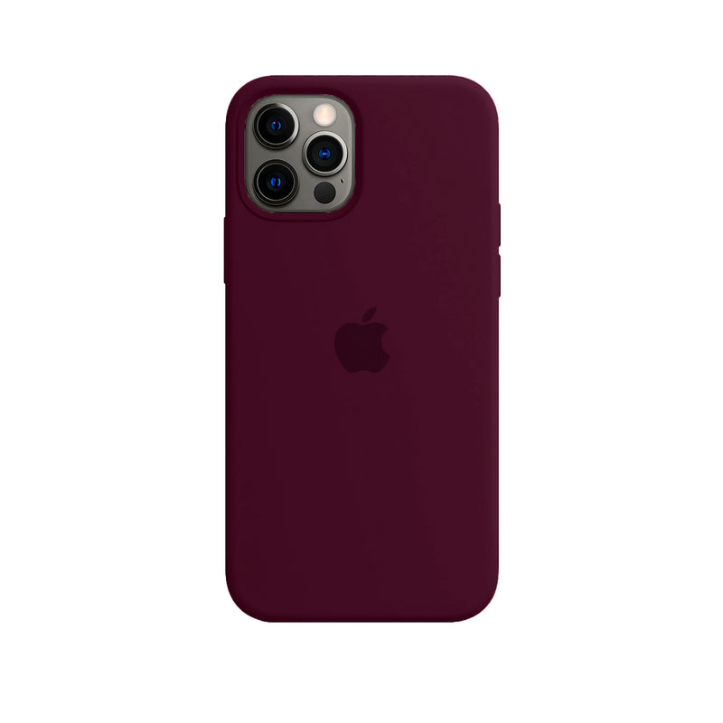 Capinha Celular iPhone 12 / 12 Pro Silicone Aveludado
