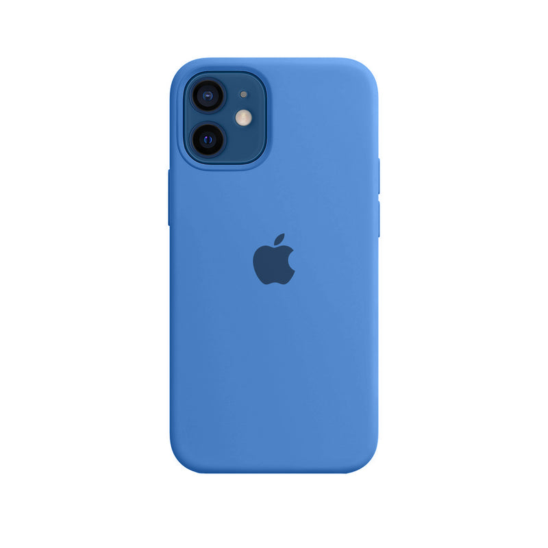 Capinha Celular para iPhone 12 Mini Silicone Cover Aveludado