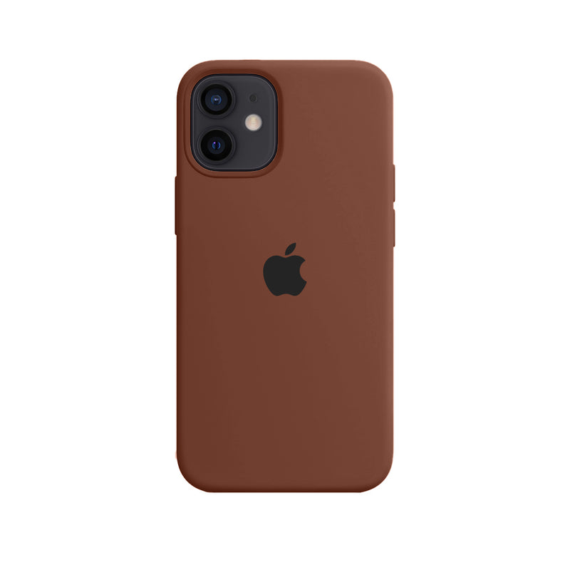 Capinha Celular para iPhone 12 Mini Silicone Cover Aveludado