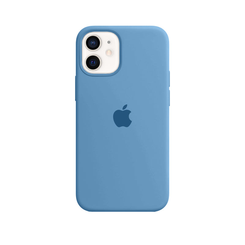 Capinha Celular para iPhone 12 Mini Silicone Cover Aveludado