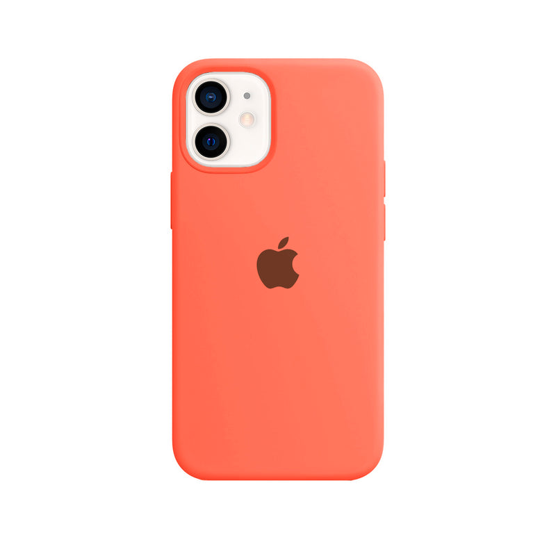 Capinha Celular para iPhone 12 Mini Silicone Cover Aveludado