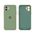 Capinha Celular iPhone 12 Silicone Aveludado com Proteção Câmera