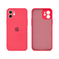 Capinha Celular iPhone 12 Silicone Aveludado com Proteção Câmera