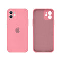 Capinha Celular iPhone 12 Silicone Aveludado com Proteção Câmera