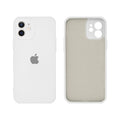Capinha Celular iPhone 12 Silicone Aveludado com Proteção Câmera