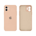 Capinha Celular iPhone 12 Silicone Aveludado com Proteção Câmera