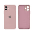 Capinha Celular iPhone 12 Silicone Aveludado com Proteção Câmera