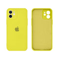 Capinha Celular iPhone 12 Silicone Aveludado com Proteção Câmera