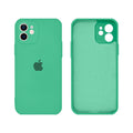 Capinha Celular iPhone 12 Silicone Aveludado com Proteção Câmera