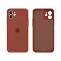 Capinha Celular iPhone 12 Silicone Aveludado com Proteção Câmera