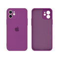 Capinha Celular iPhone 12 Silicone Aveludado com Proteção Câmera