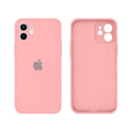 Capinha Celular iPhone 12 Silicone Aveludado com Proteção Câmera