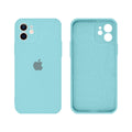 Capinha Celular iPhone 12 Silicone Aveludado com Proteção Câmera