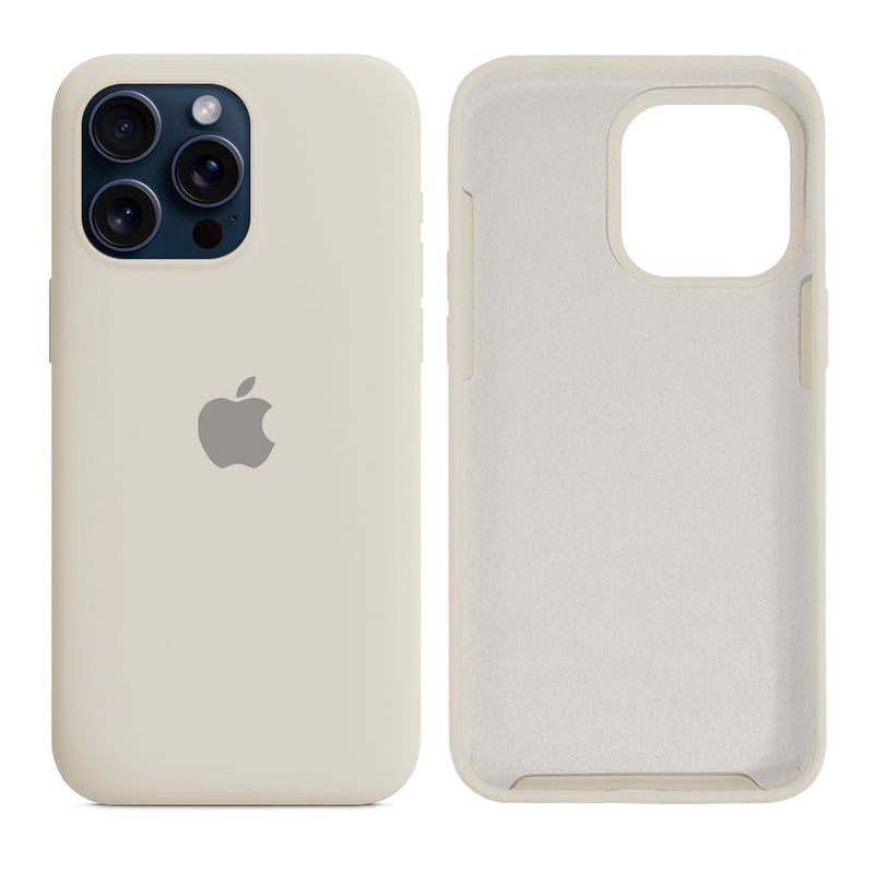 Capinha iPhone 15 Pro Max em Silicone com Interior Aveludado