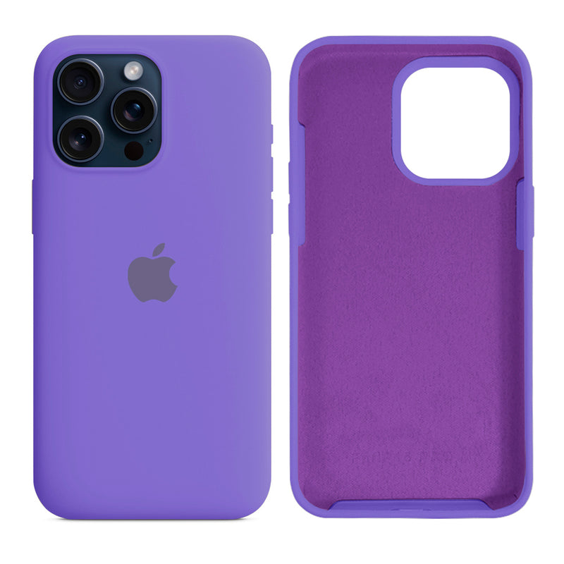 Capinha iPhone 15 Pro Max em Silicone com Interior Aveludado