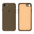 Capinha Celular iPhone 7, 8, SE 2ª e 3ª Geração Silicone Aveludado com Proteção de Câmera