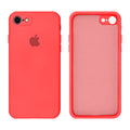 Capinha Celular iPhone 7, 8, SE 2ª e 3ª Geração Silicone Aveludado com Proteção de Câmera
