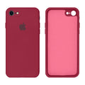 Capinha Celular iPhone 7, 8, SE 2ª e 3ª Geração Silicone Aveludado com Proteção de Câmera