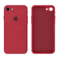 Capinha Celular iPhone 7, 8, SE 2ª e 3ª Geração Silicone Aveludado com Proteção de Câmera