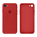 Capinha Celular iPhone 7, 8, SE 2ª e 3ª Geração Silicone Aveludado com Proteção de Câmera