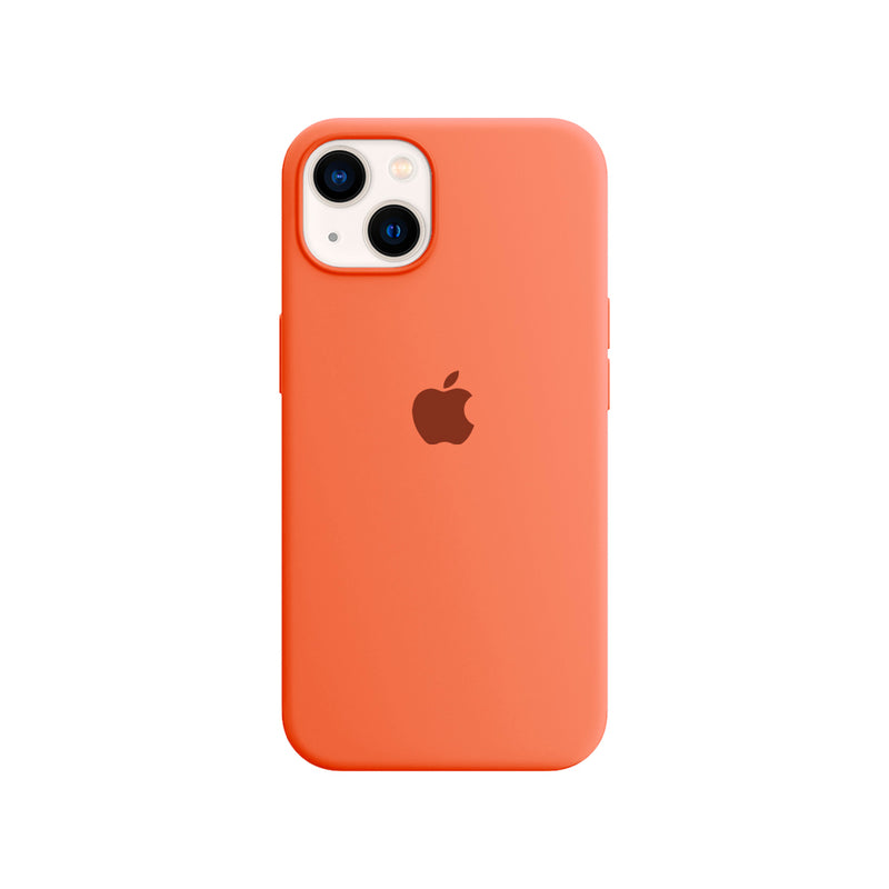 Capinha Celular iPhone 13 Mini Silicone Aveludado