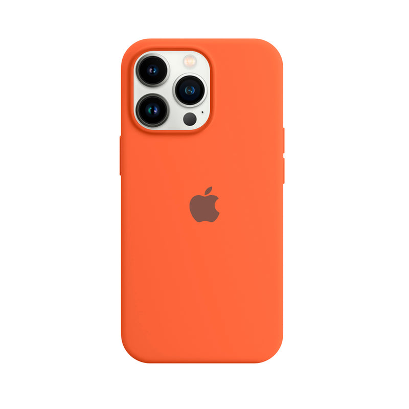 Capinha Celular iPhone 13 Pro Max Silicone Aveludado