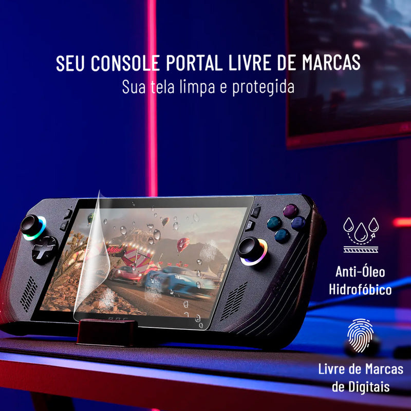 Película Hidrogel ASUS ROG Ally/ ROG Ally Xbox Flexível Transparente Resistente TPU Premium