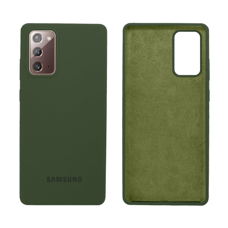 Capinha Celular Galaxy Note 20 Silicone Cover Aveludado